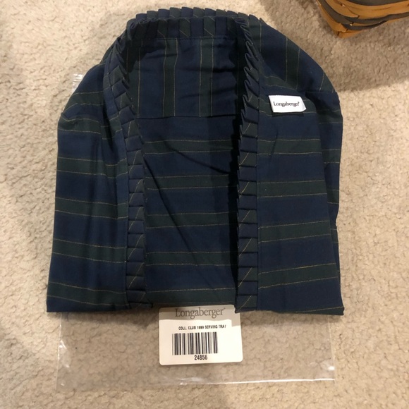 Vintage Longaberger 1999 Collectors Club Basket w/ 2 fabric liners-plastic liner - Picture 3 of 14